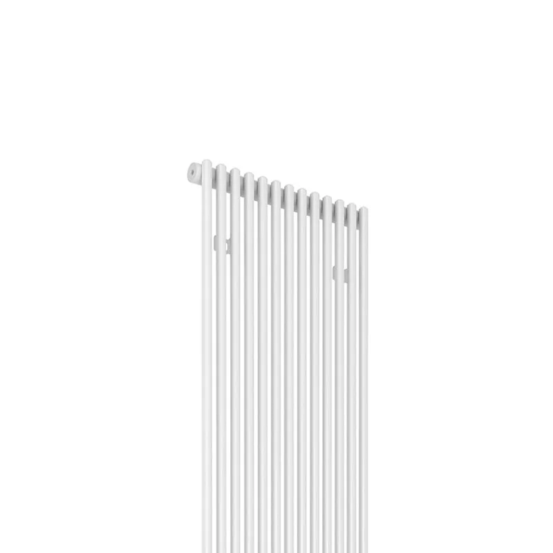 Radiateur eau chaude Acova Filin vertical anthracite 1008W avec kit de fixation