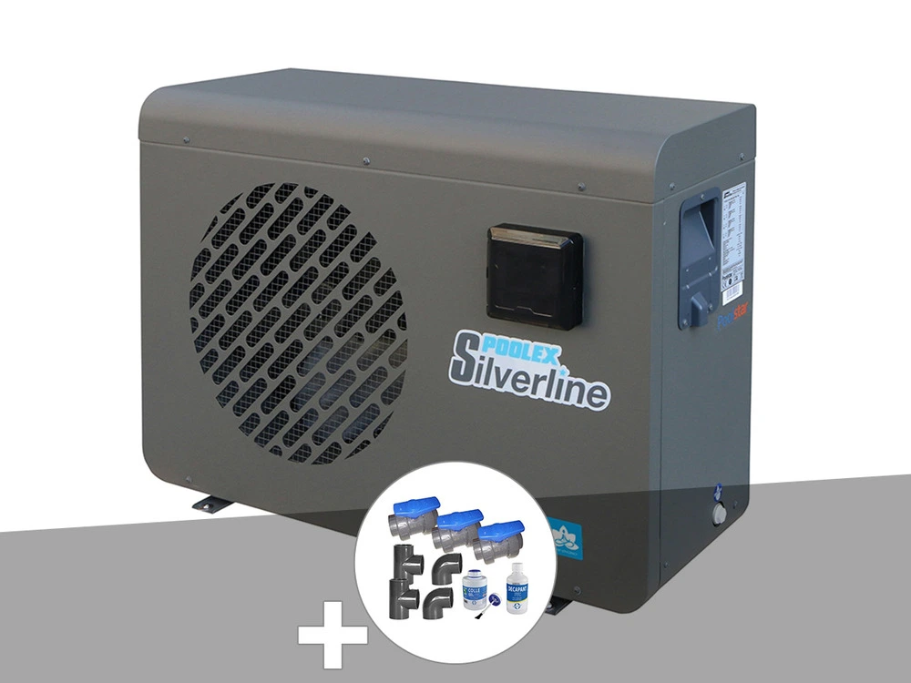 Pompe à chaleur 7,02 kw silverline 70 + kit -pass ø 50 mm (Certifié CE)