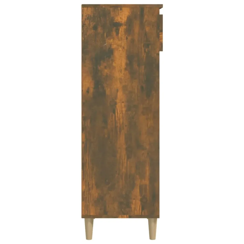 Armoire à chaussures range chaussures rangement meuble entrée couloir salon 40 x 36 x 105 cm bois d'ingénierie brun 02_002...