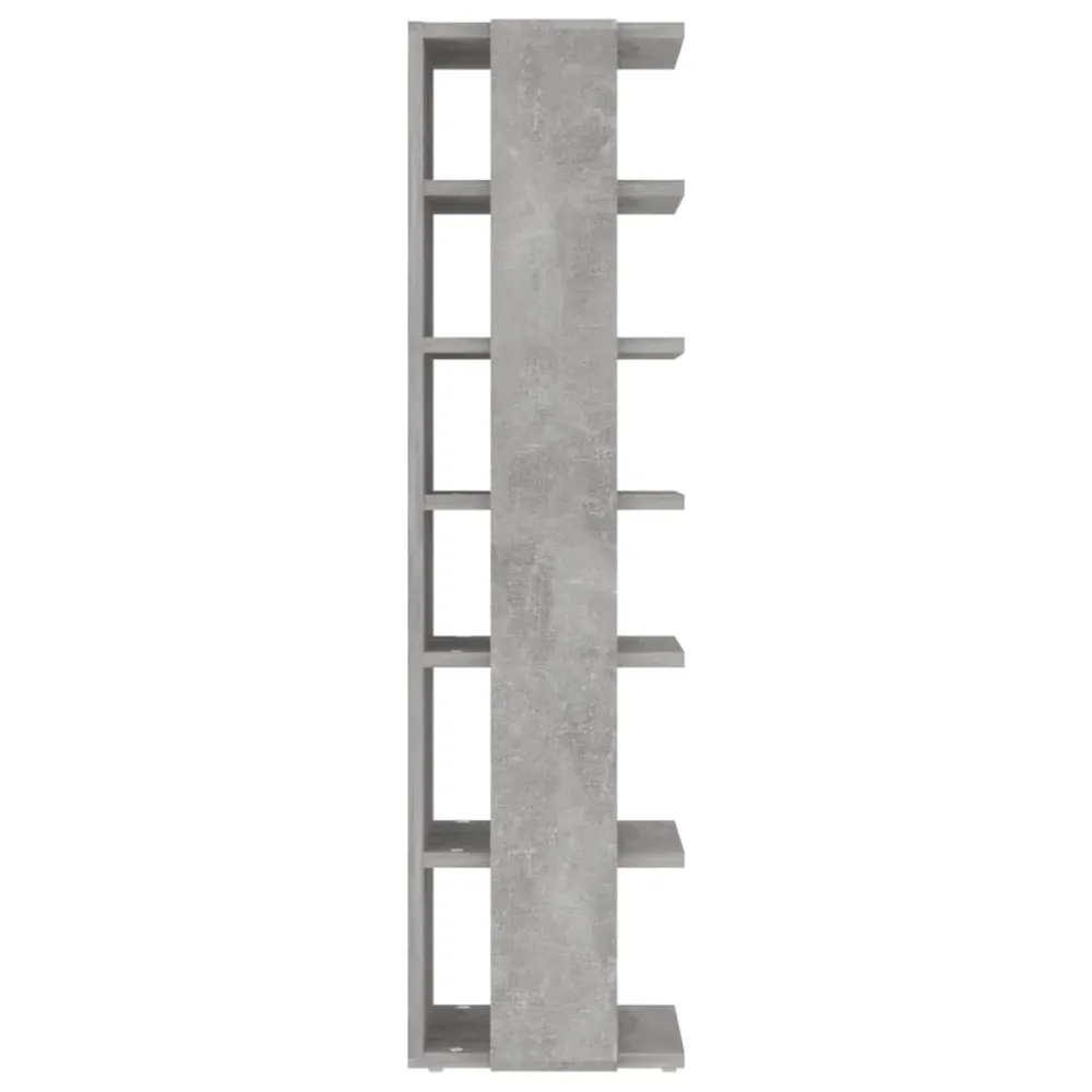Armoire à chaussures range chaussures rangement meuble entrée couloir salon 27,5 x 27 x 102 cm bois d'ingénierie gris 02_0...