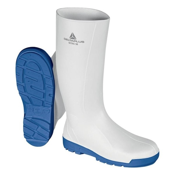 Bottes de sécurité agroalimentaires blanches NITRIC SB - 39 - DELTA PLUS