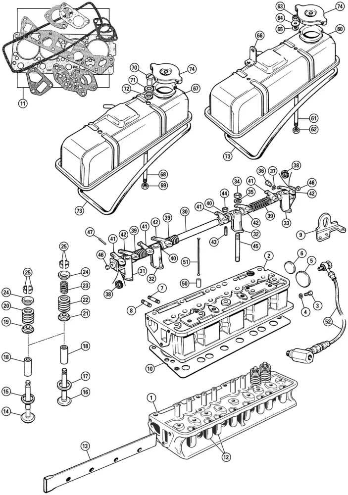 VALVE, EXHAUST, NORMAL, 29.8mm