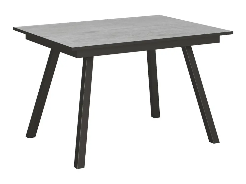 Table Mirhi Dessus Ciment 90x120 + 60 cadre Anthracite