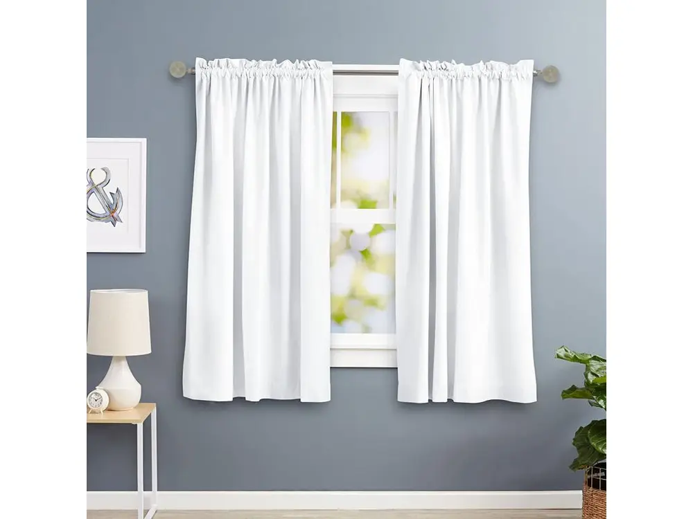 Tringle Extensible Rond Strie 80x110 Cm - Argent avec système de verrouillage