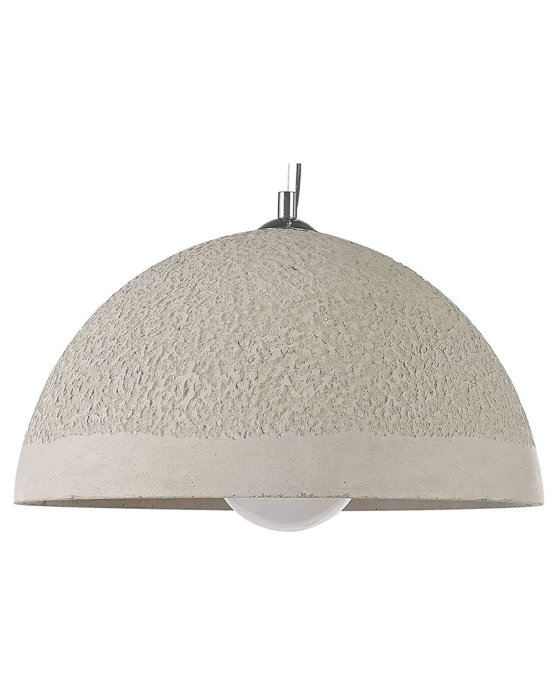 Concrete Pendant Lamp Grey TANANA avec batterie rechargeable