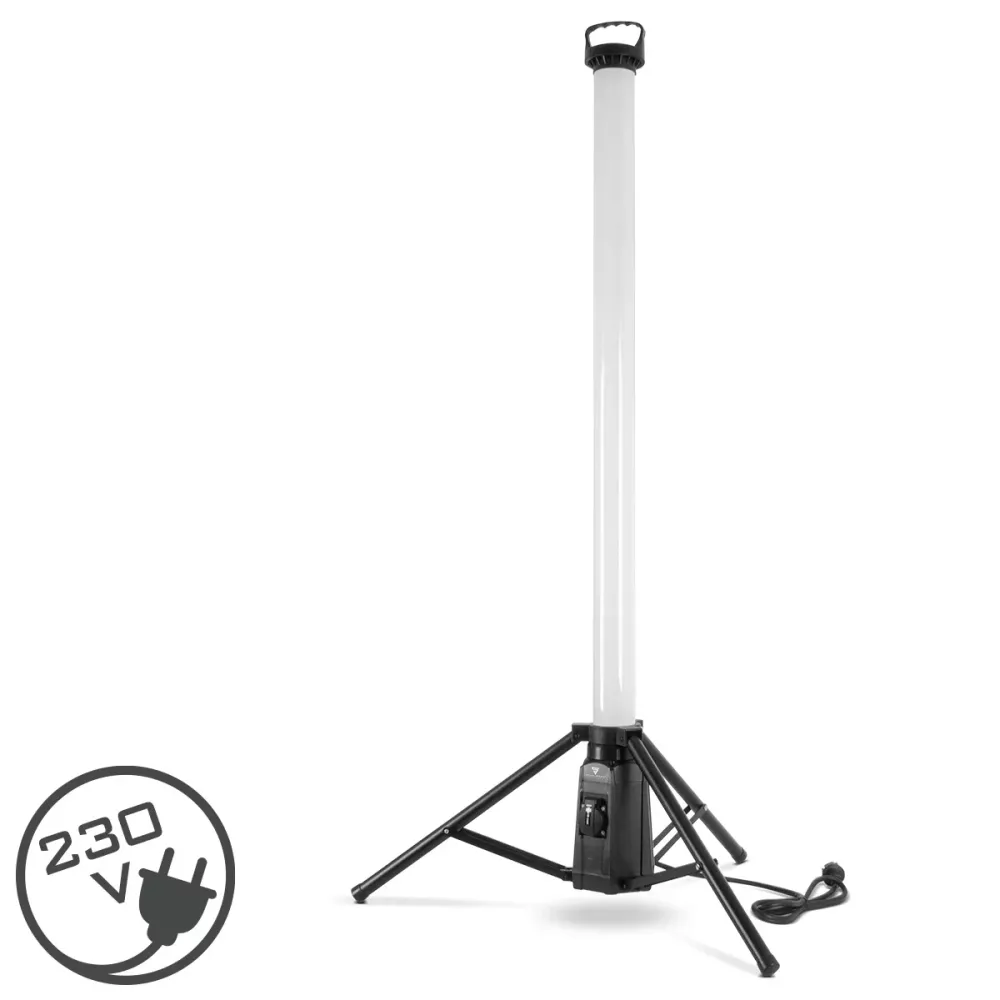 STAHLWERK Projecteur de chantier à LED 360° TBS-100 ST | 100 watts | 7 500 lumens | Couleur lumière du jour 5 000 K | IP44...