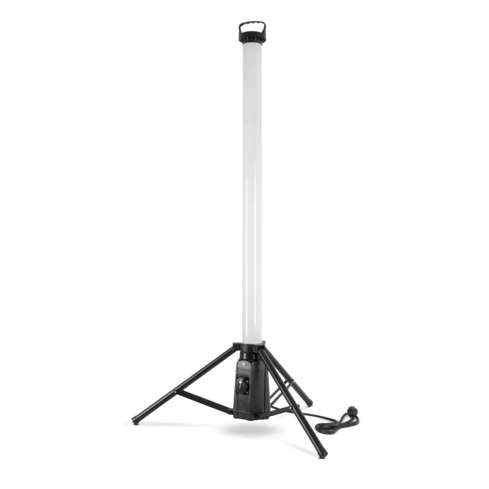 STAHLWERK Projecteur de chantier à LED 360° TBS-100 ST | 100 watts | 7 500 lumens | Couleur lumière du jour 5 000 K | IP44...