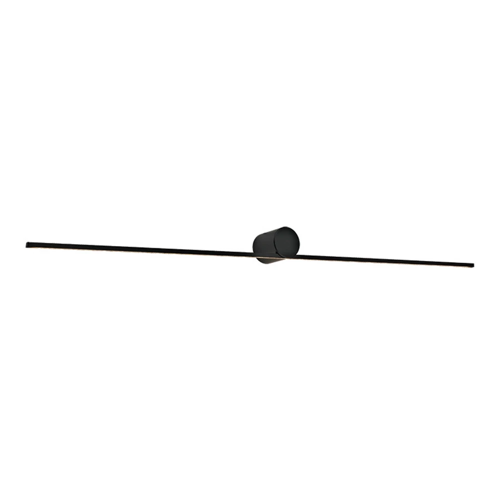Applique pour couloir Applique murale LED pour salle de bain 20146 noir sable Largeur 90 cm