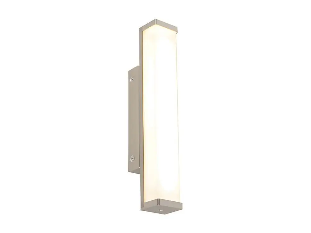 Applique pour couloir Applique de salle de bain en acier 32 cm avec LED IP44 - Cascada