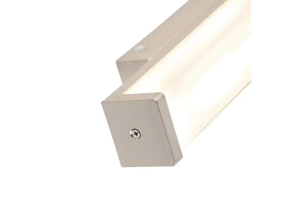 Applique pour couloir Applique de salle de bain en acier 32 cm avec LED IP44 - Cascada
