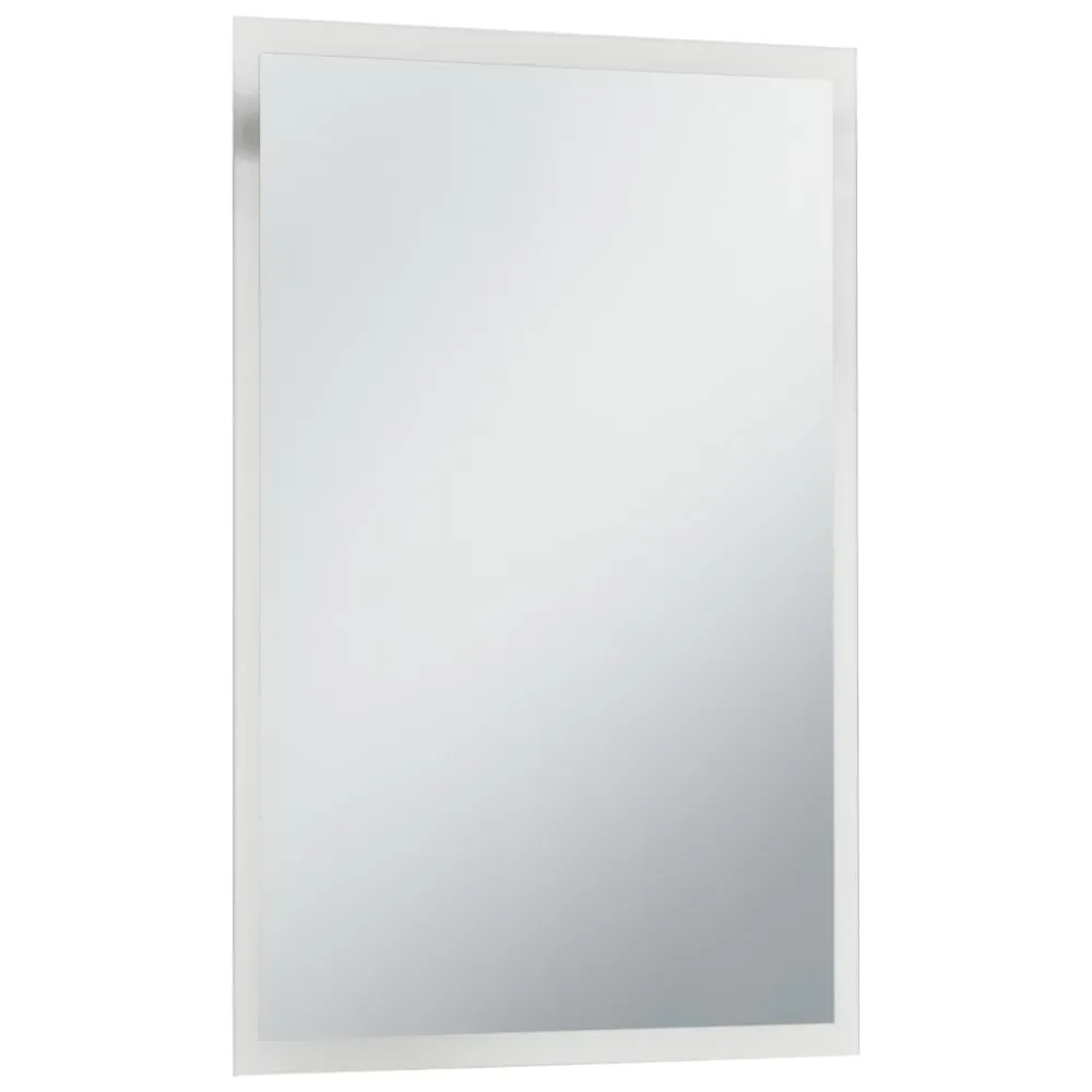 Design Contemporain Miroir mural à LED pour salle de bains 60 x 80 cm DEC022599
