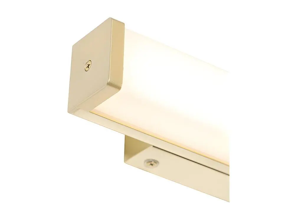 Étanche IP44 Applique de salle de bain en laiton 32 cm avec LED IP44 - Cascada