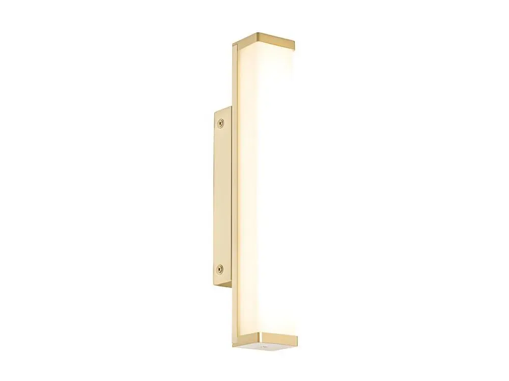 Étanche IP44 Applique de salle de bain en laiton 32 cm avec LED IP44 - Cascada