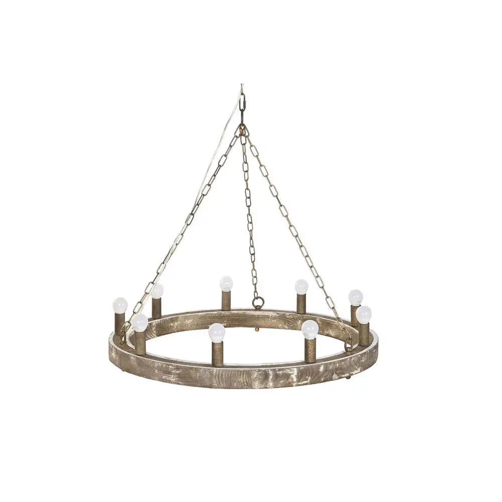 Ceiling Light DKD Home Decor Fir Metal Rétro (78 x 78 x 13 cm)