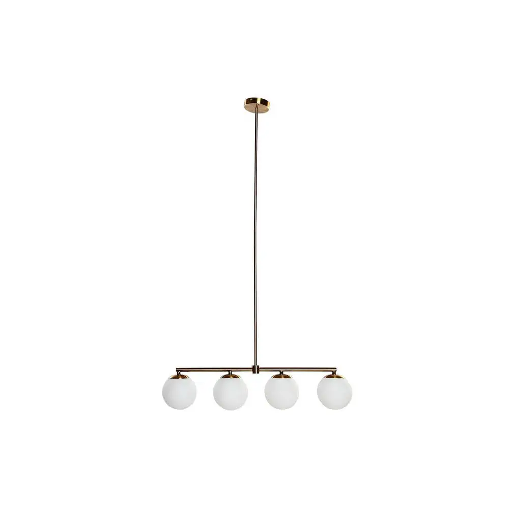 Ceiling Light DKD Home Decor Golden Blanc pur (82 x 15 x 20 cm)