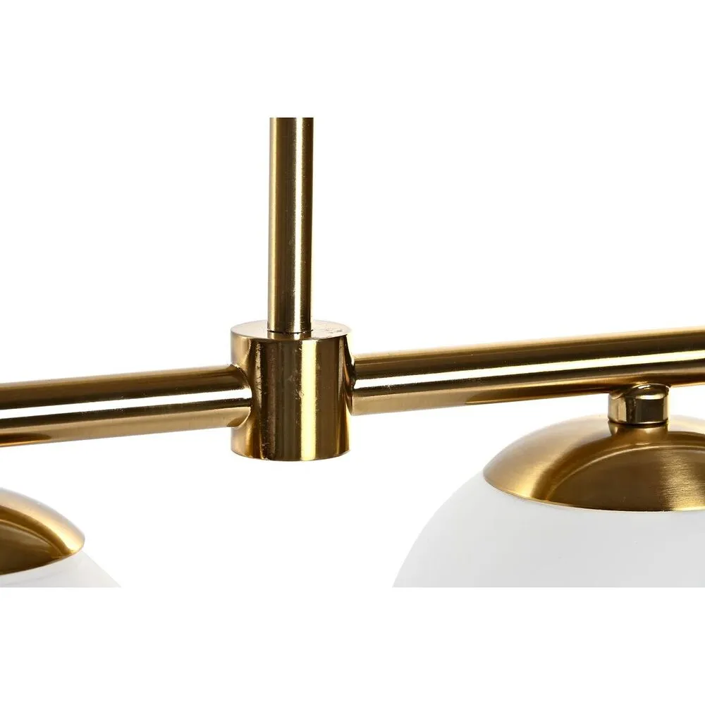 Ceiling Light DKD Home Decor Golden Blanc pur (82 x 15 x 20 cm)