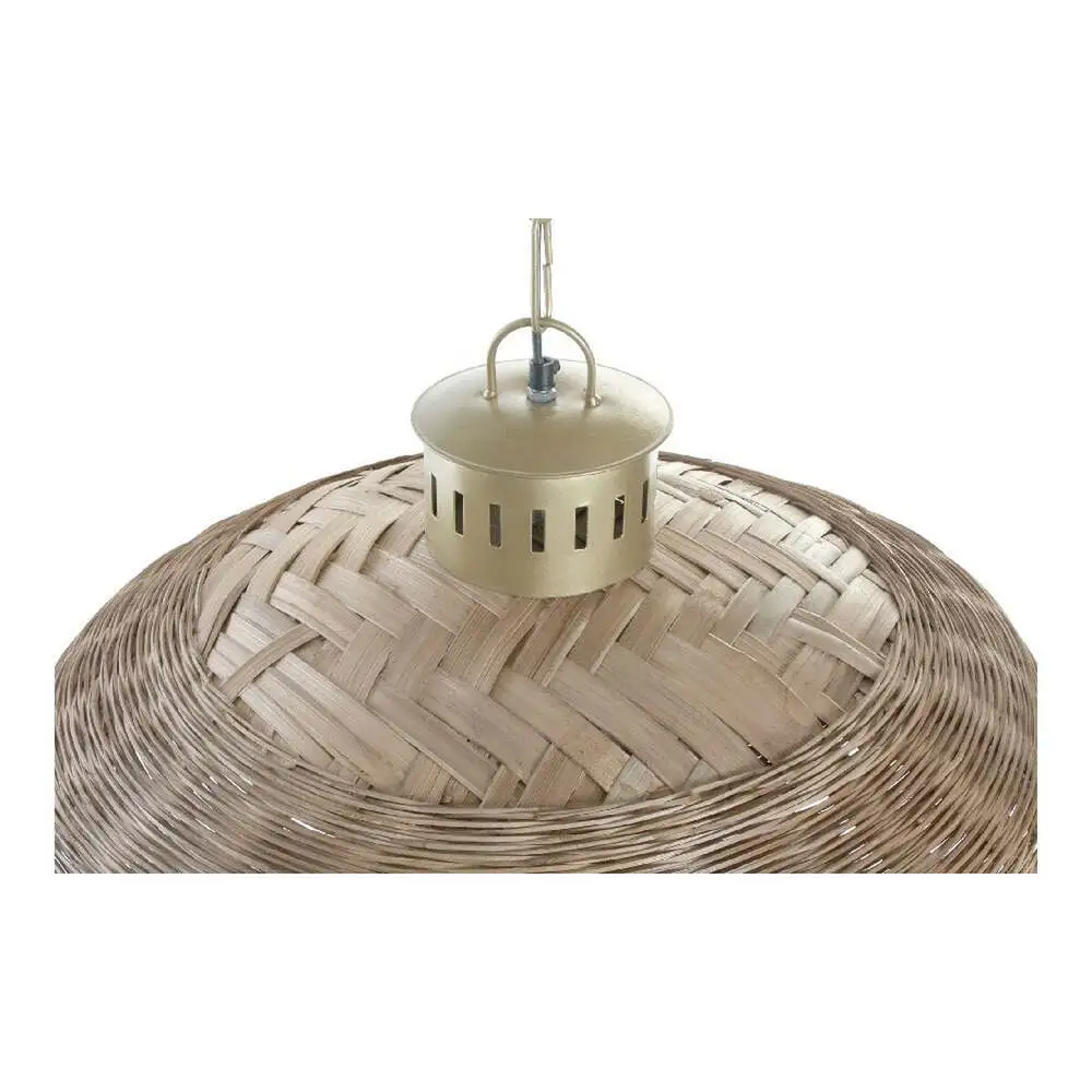 Ceiling Light DKD Home Decor Métallique wicker (74 x 74 x 47 cm)