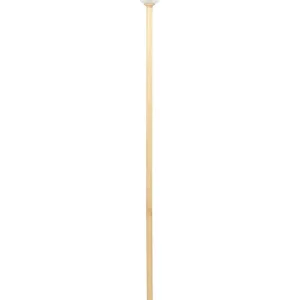 Lampadaire en bois évident et blanc MOPPY Matériau : Verre soufflé