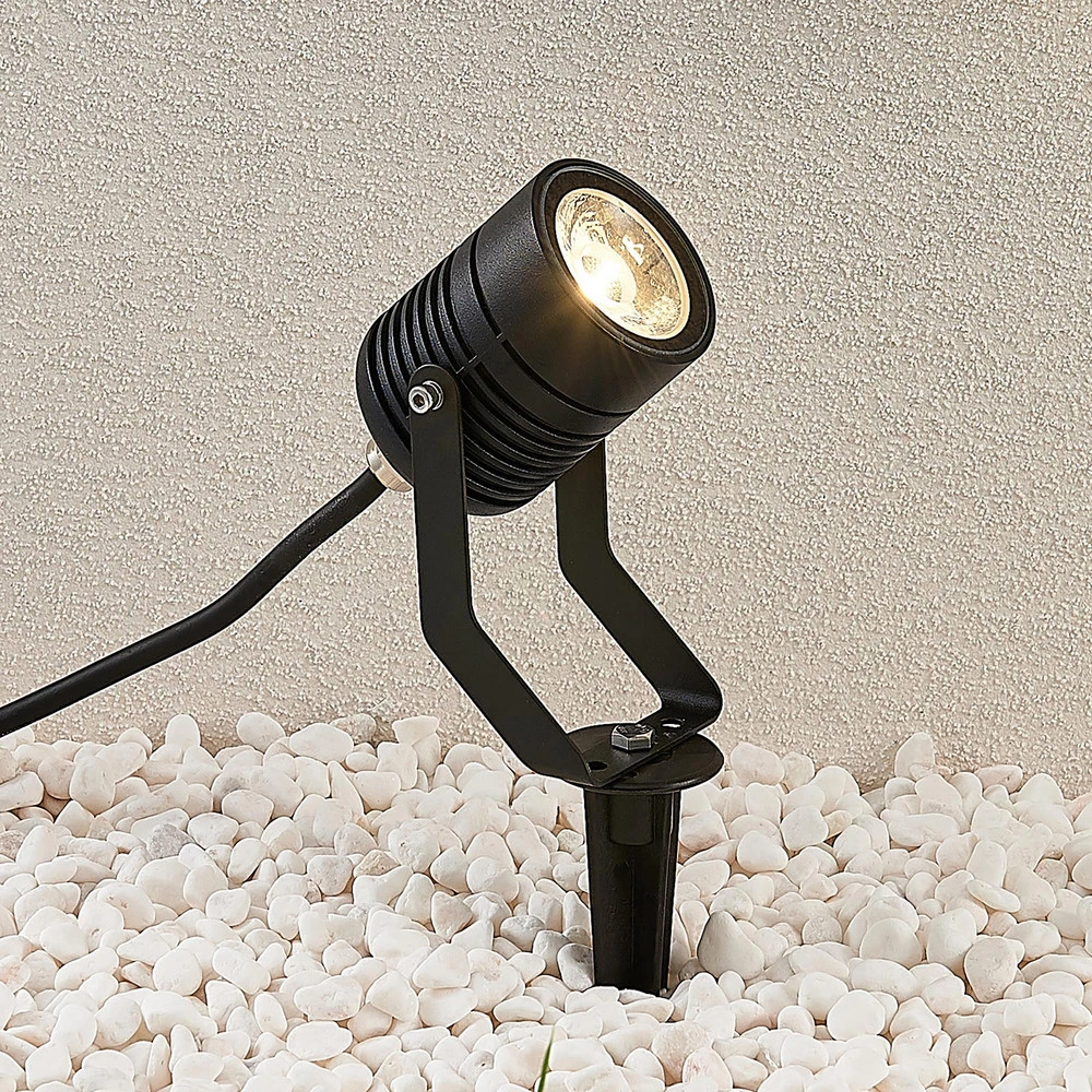 Projecteur ext. LED Maris avec piquet, IP65, noir