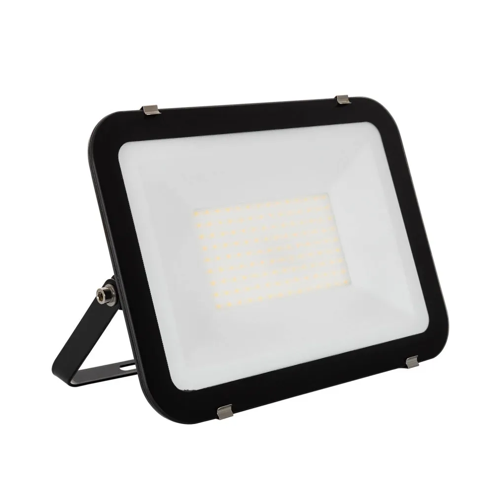 Projecteur LED petit noir 100W IP65 120lm/W modèle Crystal