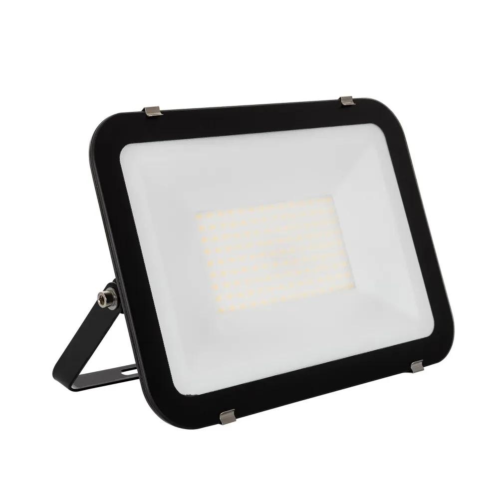 Projecteur LED petit noir 100W IP65 120lm/W modèle Crystal