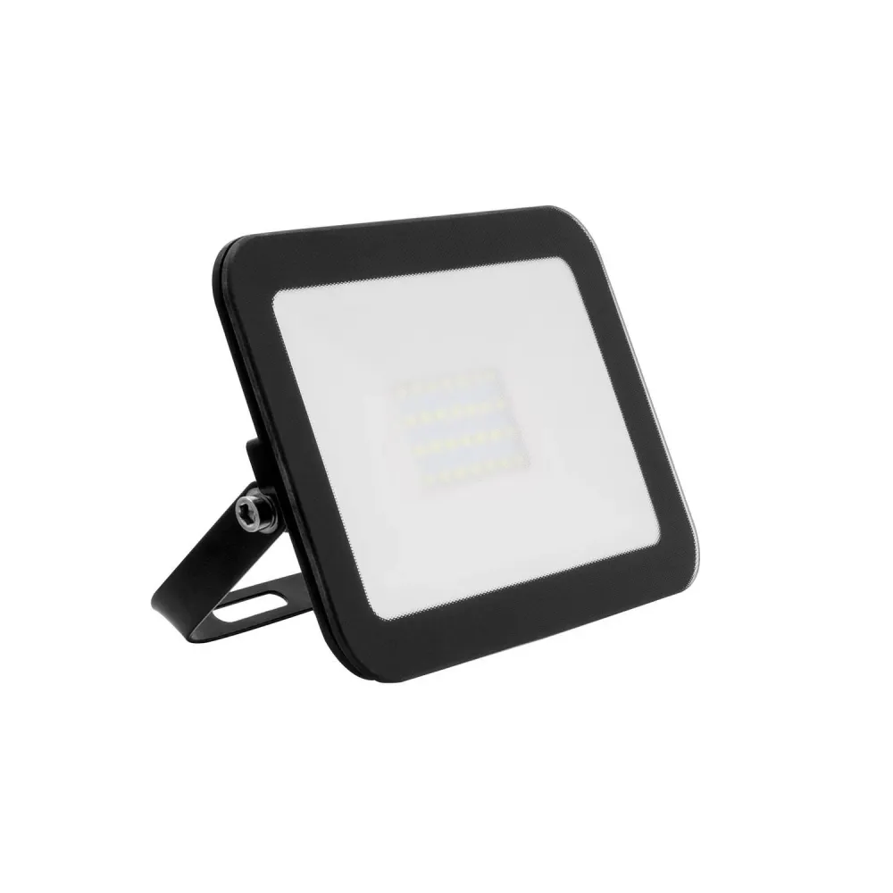 Projecteur pratique à LED Crystal 120lm/W étanche IP65, puissance 20W, couleur noire