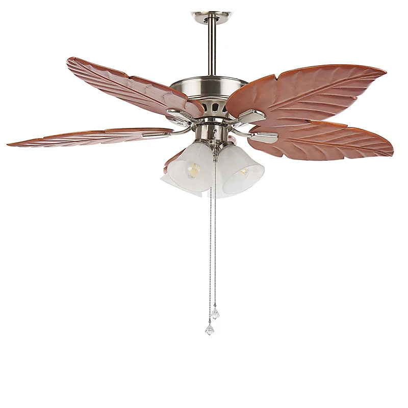 Design Moderne Ventilateur de plafond avec lampe GILA Argenté