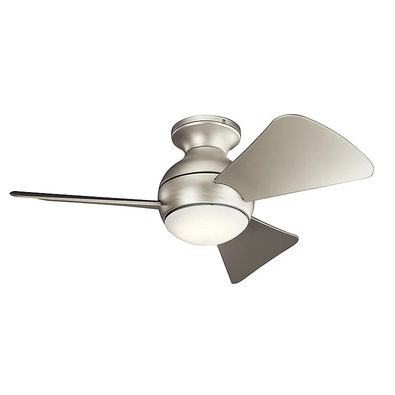 Haute Performance Ventilateur de Plafond Sola 86cm - Nickel brossé