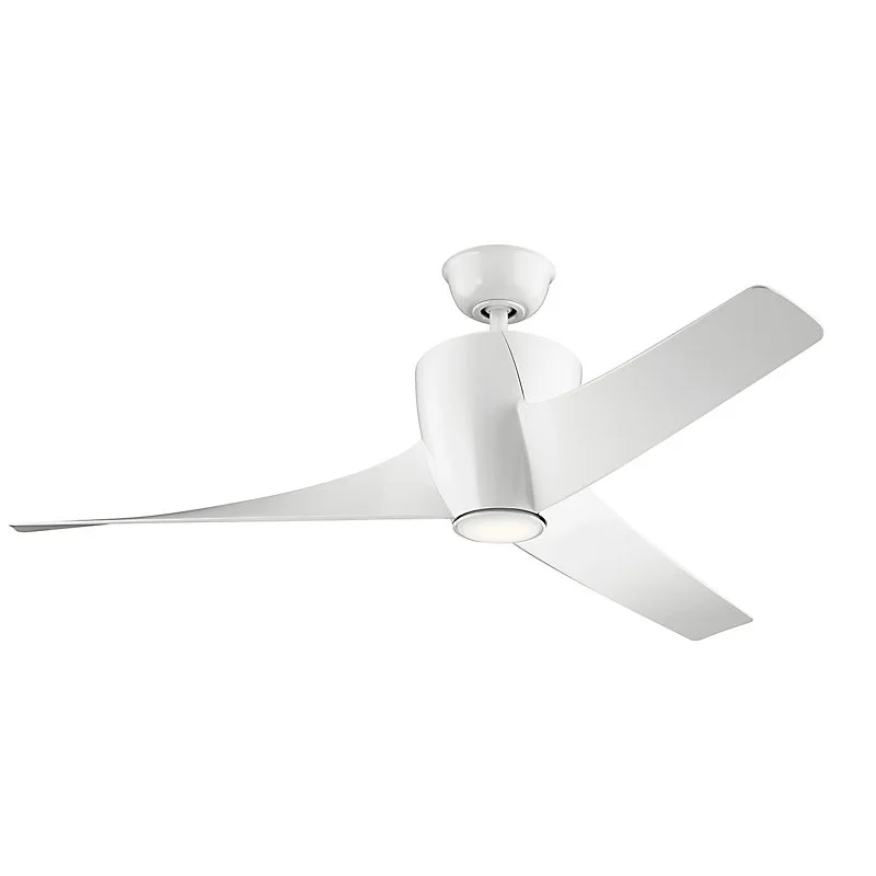 Projecteur Extérieur Ventilateur de Plafond Phree 142cm - Blanc