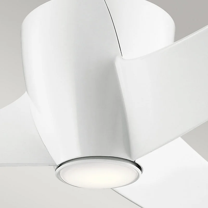 Projecteur Extérieur Ventilateur de Plafond Phree 142cm - Blanc
