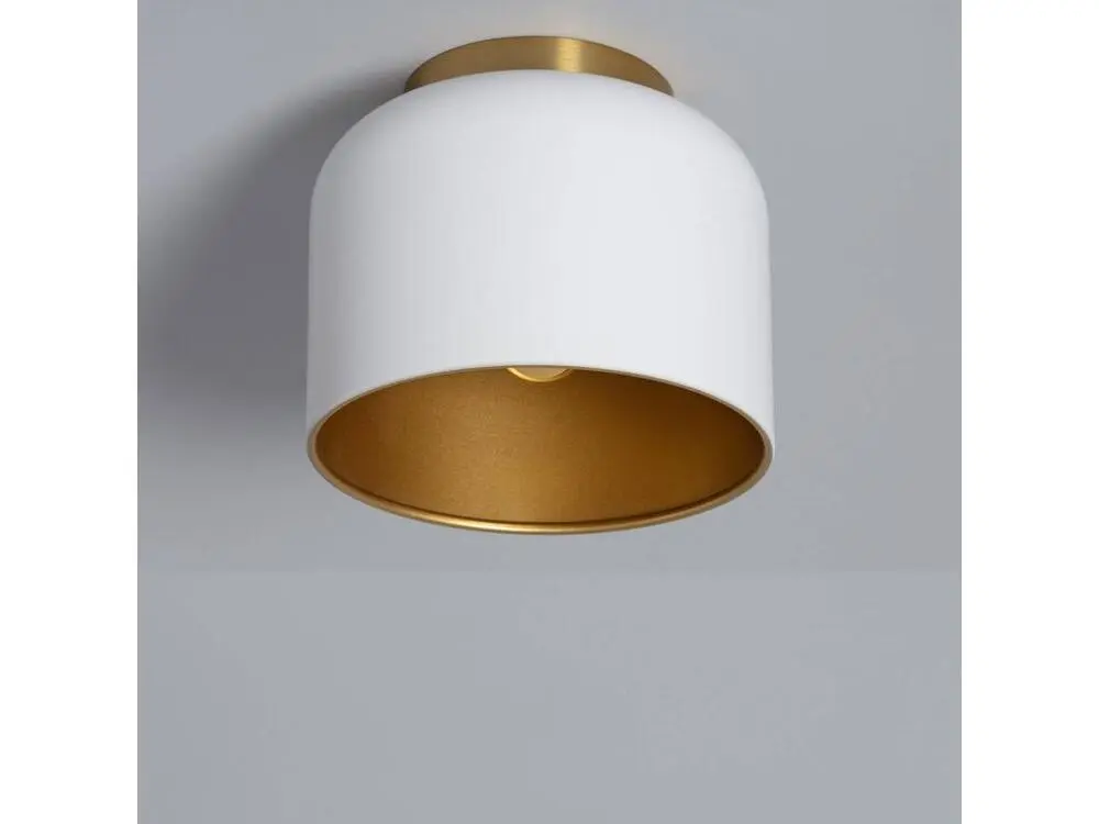 Ventilateur de Plafond Plafonnier Aluminium Koloman Blanc