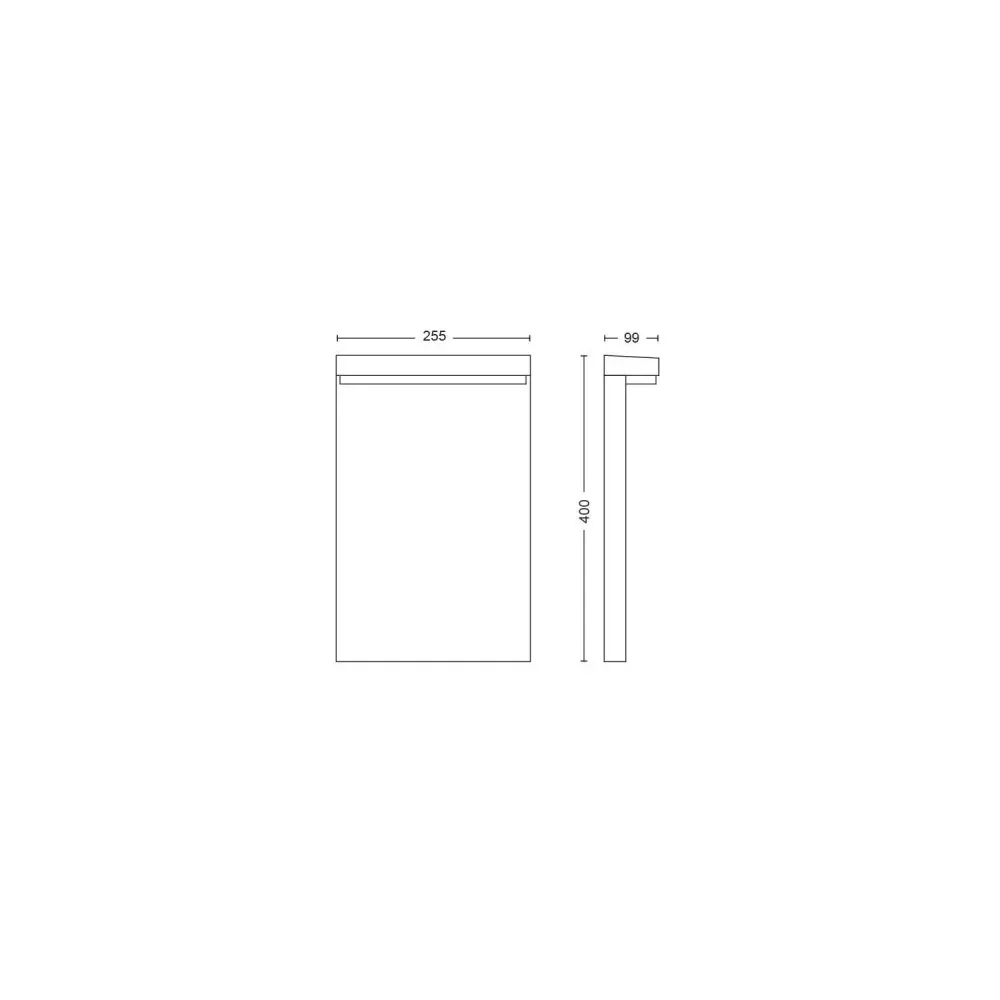Balise extérieure RGBW LED 13,5W sur pied 40cm Nyro PHILIPS Hue