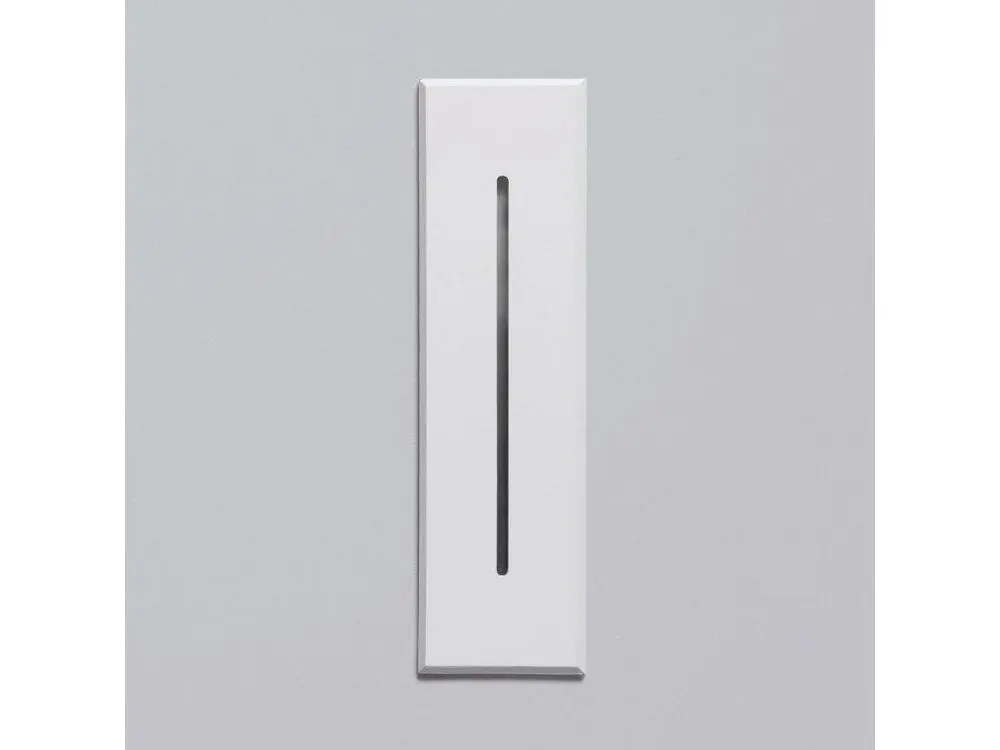 Balise LED Extérieure 3W Encastrable au Mur Rectangulaire Linéaire Wabi Blanche Blanc Neutre 4000K
