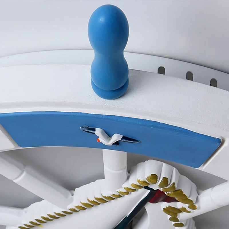 Éclairage encastré de gouvernail en bois Style moderniste Éclairage de plafond bleu LED en lumière chaude/blanche pour les...