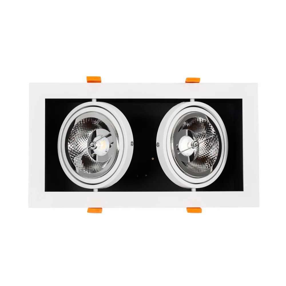 Éclairage encastré LED Kardan AR111 30W découpe 325x165 mm