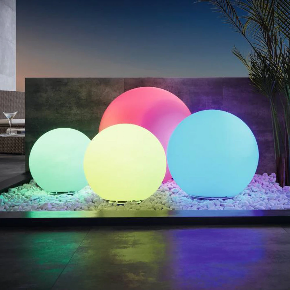 EGLO connect Monterolo-Z Lampe d'extérieur décorative LED Ø39cm