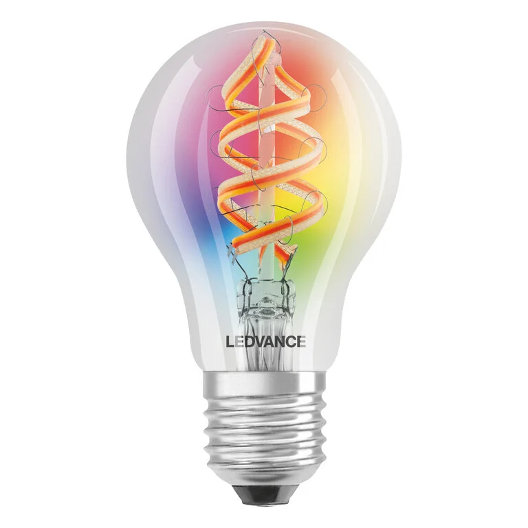 LAMPADINA FILAMENTO LEDVANCE CLASSIC SMART+ WIFI BIGARRÉ RGBW 4,5W(30W) 300LM E27 2700K/6500K DIMMERABILE SMT619012WF