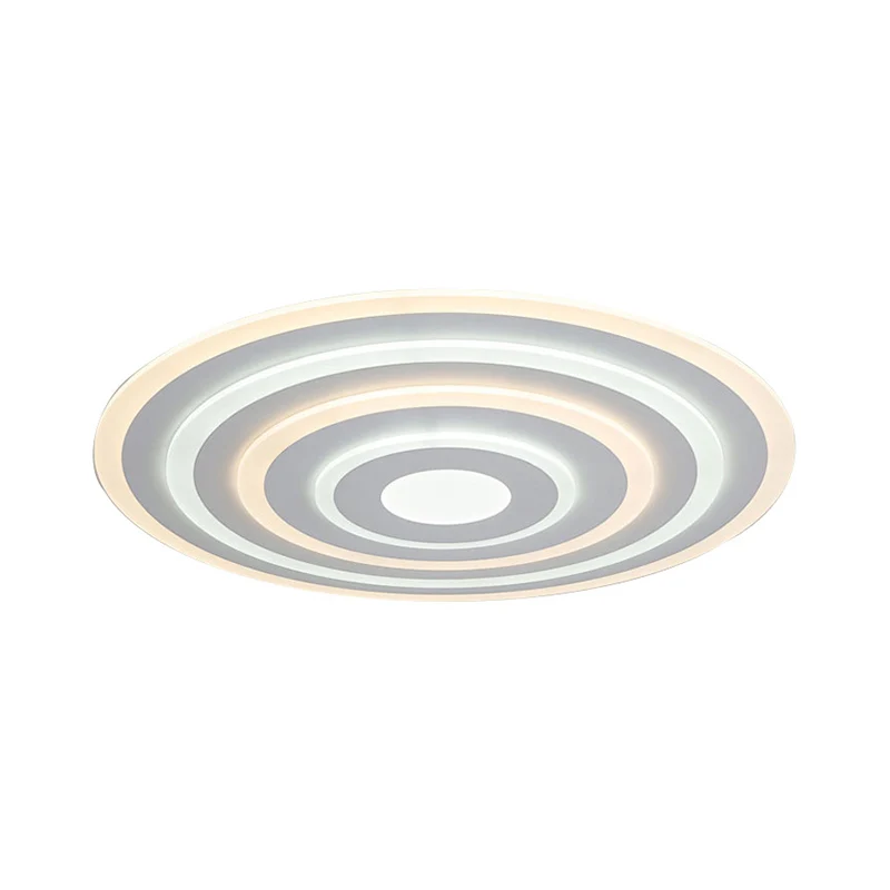Lampe encastrée en acrylique ondulé Simplicity, plafonnier LED monté en surface, lumière blanche chaude/blanche, 19,5"/23,...