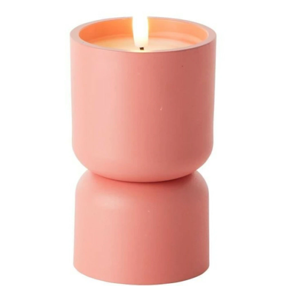 Lampe de table d'extérieur - - lovere - forme bougie - plastique - 3 w - terre cuite