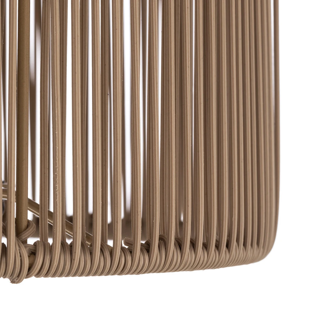 Lucande luminaire de terrasse Solvindor, kaki, plastique IP44