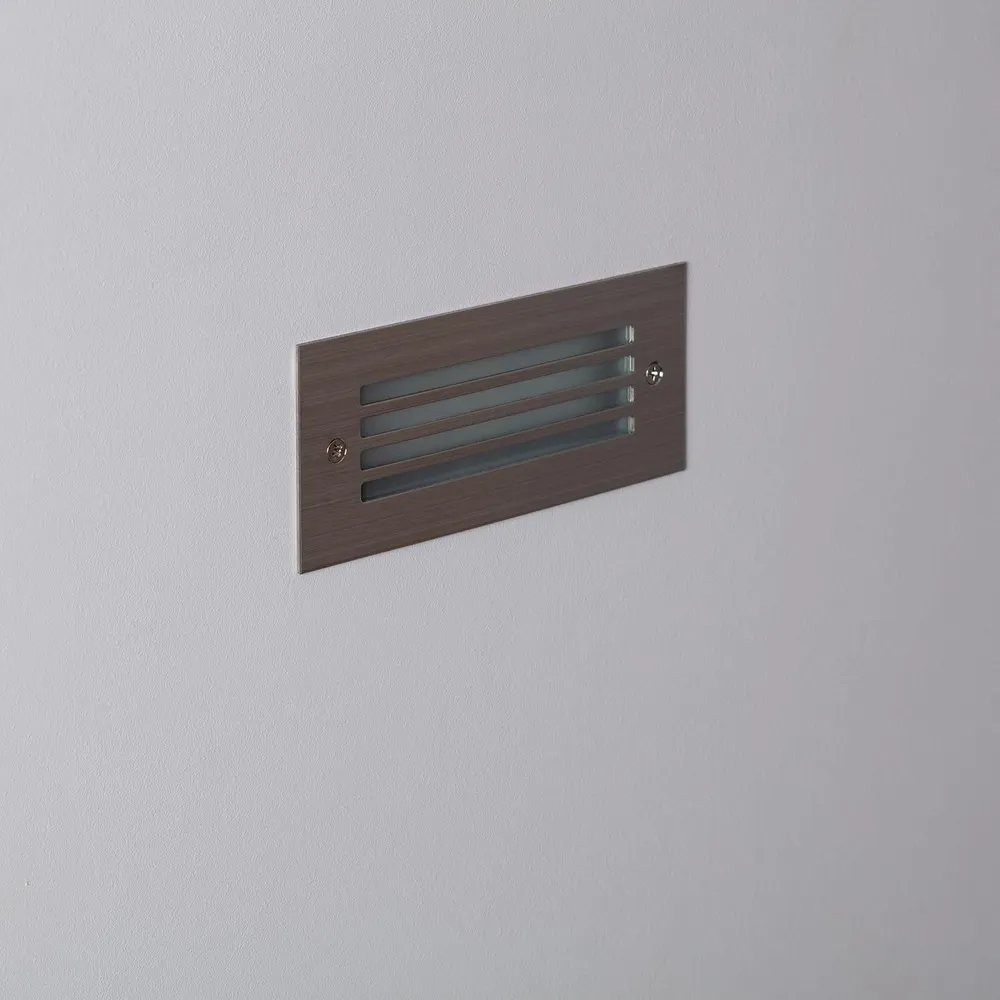 Luminaire encastrable LED extérieur 4W modèle Morgan pour installation murale