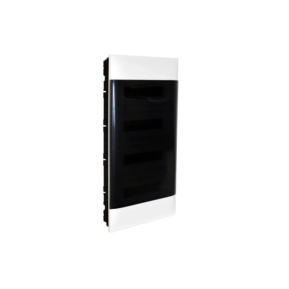 Praticobox S encastrable pour murs de base avec porte claire 4x12 modules LEGRAND 135054