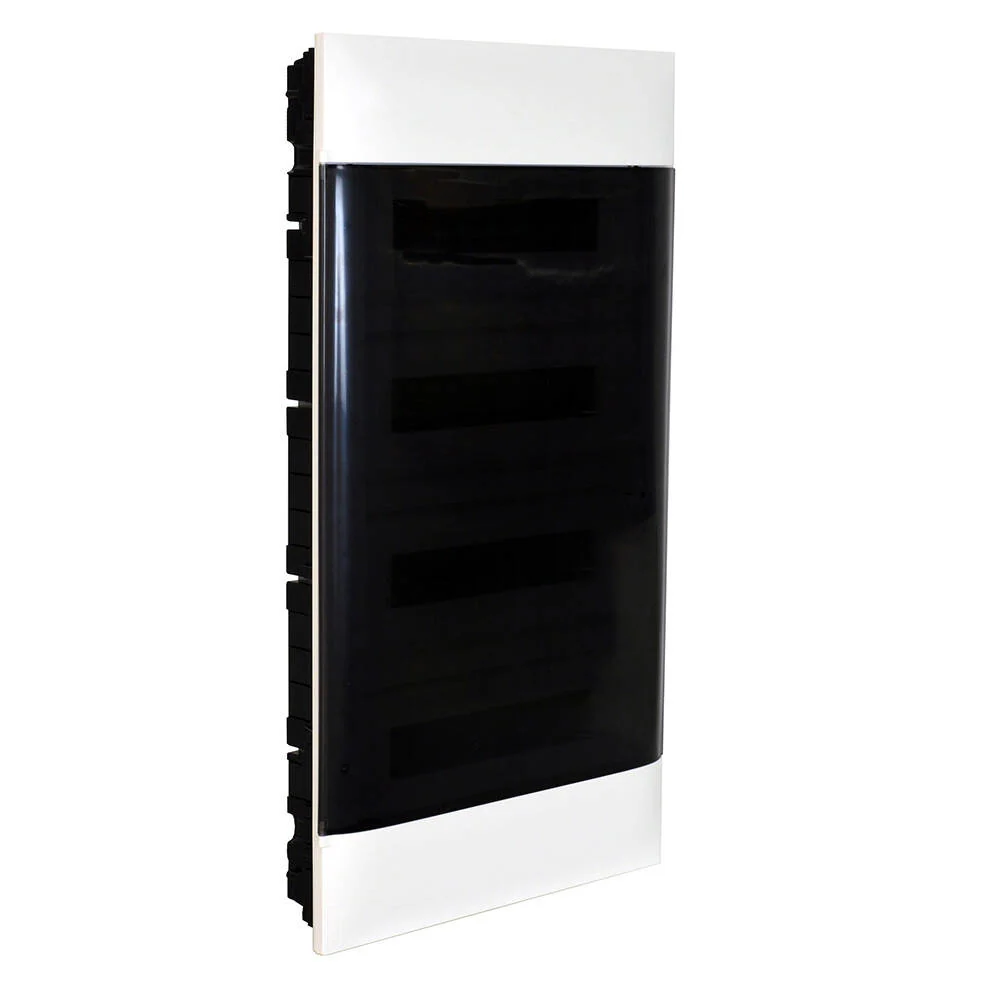 Praticobox S encastrable pour murs de base avec porte claire 4x12 modules LEGRAND 135054