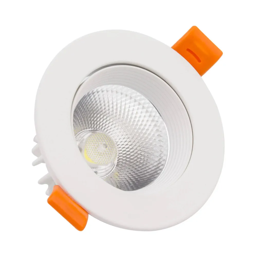 Projecteur encastré LED rond 12W COB CRI90 diamètre de coupe 90 mm