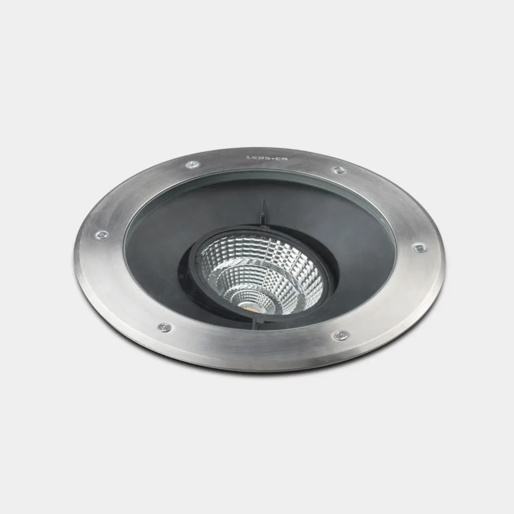 Projecteur LED Encastré Sol Extérieur 23W Rond Gea COB LEDS-C4 55-9909-CA-CL