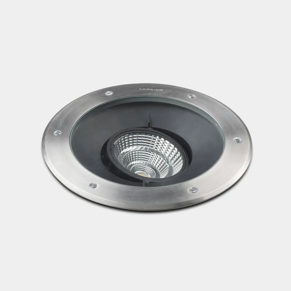 Projecteur LED Encastré Sol Extérieur 23W Rond Gea COB LEDS-C4 55-9909-CA-CL