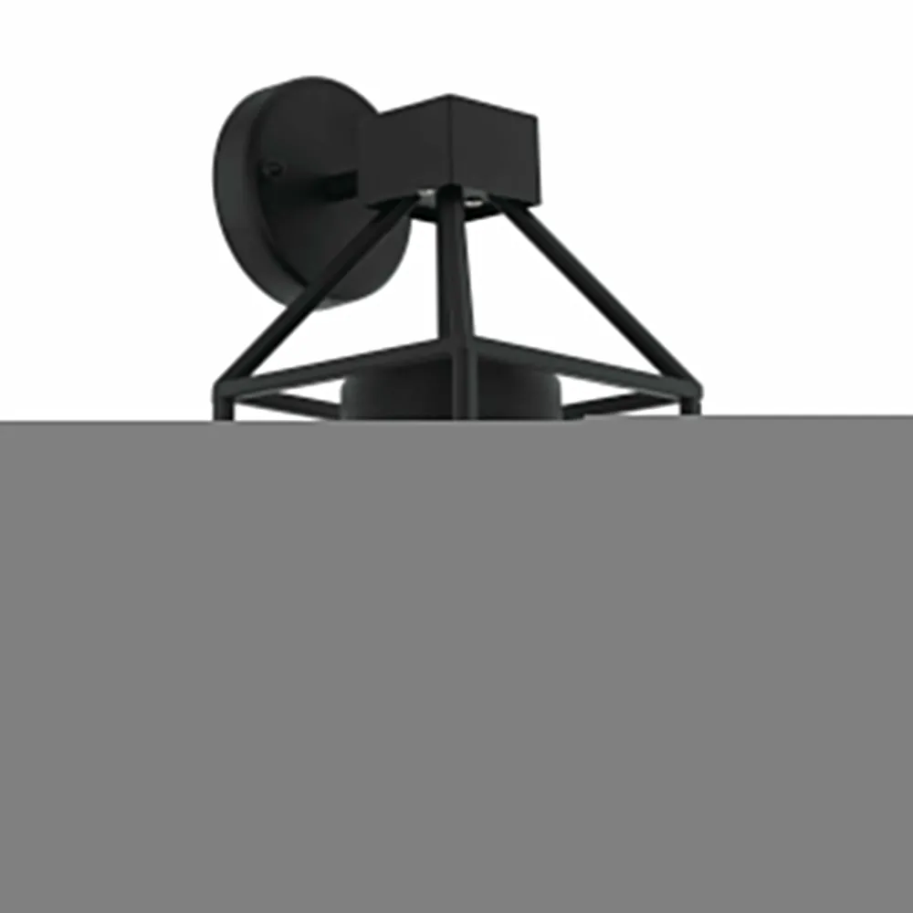 Applique à bras Applique extérieure métal noir TRECATE E27 1X60W
