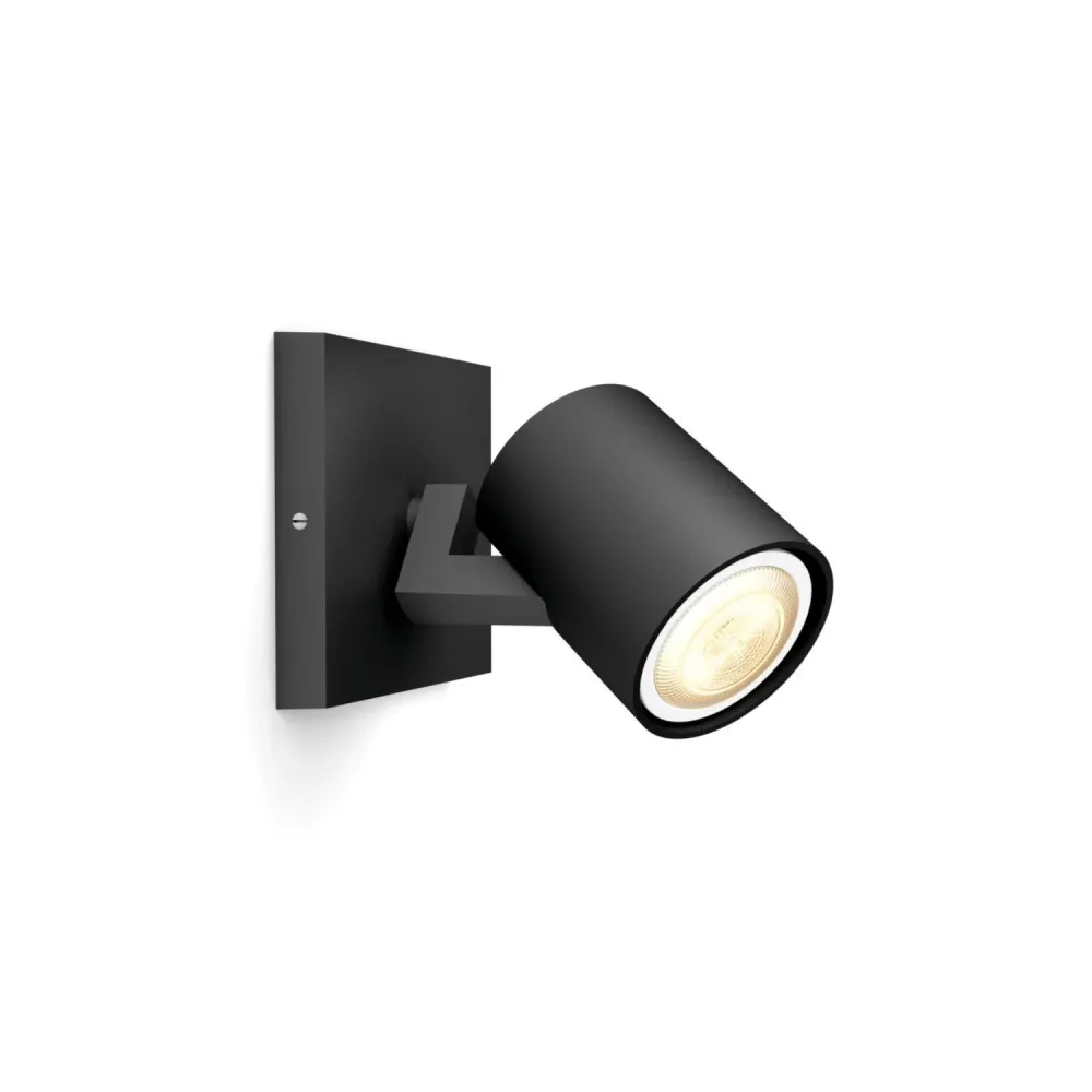 Applique design mural Extension murale PHILIPS Hue Runner avec 1 spot LED GU10 ambiance blanche