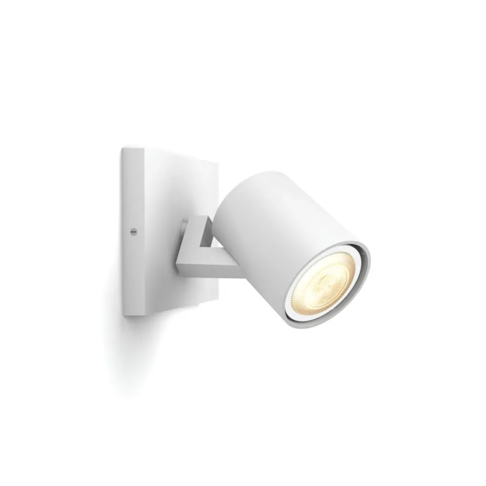 Applique design mural Extension murale PHILIPS Hue Runner avec 1 spot LED GU10 ambiance blanche