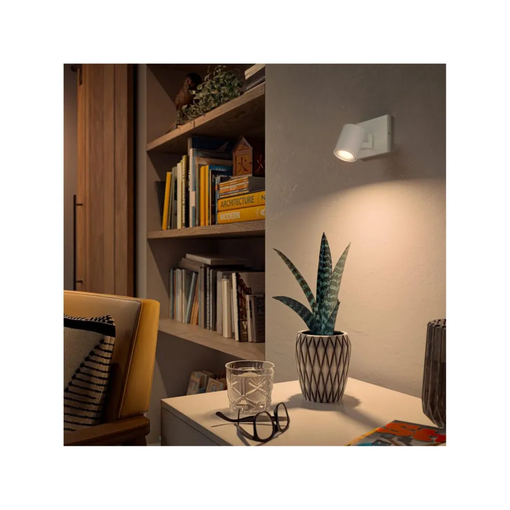 Applique design mural Extension murale PHILIPS Hue Runner avec 1 spot LED GU10 ambiance blanche